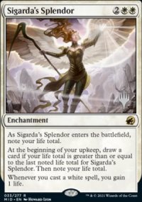 Sigarda's Splendor - Planeswalker symbol stamped promos