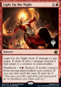 Light Up the Night - Planeswalker symbol stamped promos