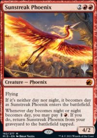 Sunstreak Phoenix - Planeswalker symbol stamped promos