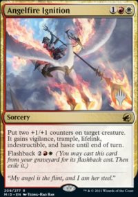 Angelfire Ignition - Planeswalker symbol stamped promos