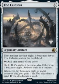 The Celestus - Planeswalker symbol stamped promos