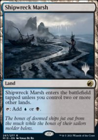 Shipwreck Marsh - Planeswalker symbol stamped promos