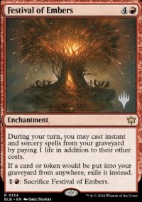 Festival of Embers - Planeswalker symbol stamped promos