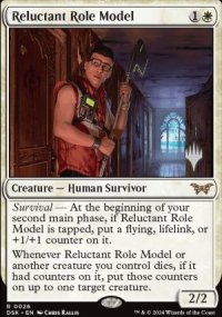 Reluctant Role Model - Planeswalker symbol stamped promos