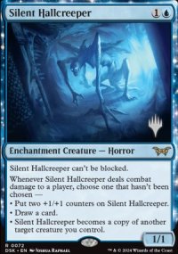 Silent Hallcreeper - Planeswalker symbol stamped promos