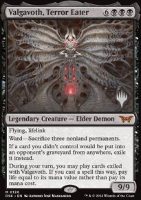 Valgavoth, Terror Eater - Planeswalker symbol stamped promos