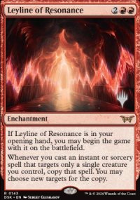 Leyline of Resonance - Planeswalker symbol stamped promos