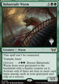 Balustrade Wurm - Planeswalker symbol stamped promos