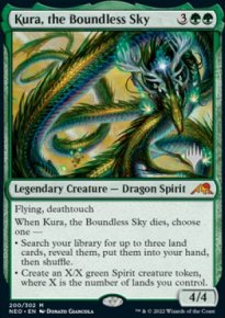 Kura, the Boundless Sky - Planeswalker symbol stamped promos