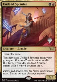 Undead Sprinter - Planeswalker symbol stamped promos