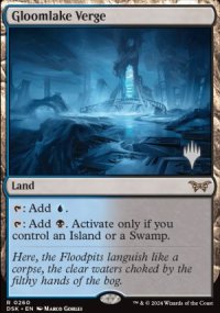 Gloomlake Verge - Planeswalker symbol stamped promos