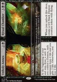 <br>Unholy Annex / Ritual Chamber - Planeswalker symbol stamped promos