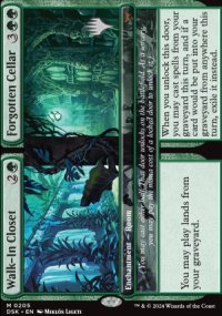 <br>Walk-In Closet / Forgotten Cellar - Planeswalker symbol stamped promos