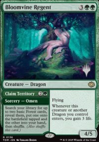 Regent de Floreliane<br>Revendication de territoire - Planeswalker symbol stamped promos