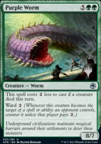 Ver pourpre - Planeswalker symbol stamped promos