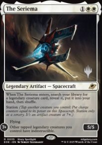 Le Seriema - Planeswalker symbol stamped promos