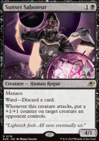 Saboteur du couchant - Planeswalker symbol stamped promos