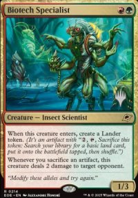 Spcialiste biotech - Planeswalker symbol stamped promos