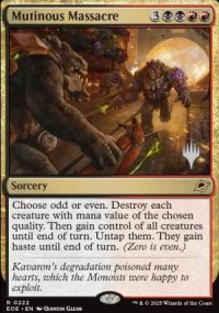 Massacre mutin - Planeswalker symbol stamped promos