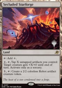 Forge stellaire retire - Planeswalker symbol stamped promos