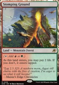 Terrain de prdilection - Planeswalker symbol stamped promos