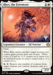 Rhys, l'Eternel - Planeswalker symbol stamped promos