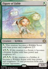 Personnage de fable - Planeswalker symbol stamped promos