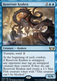 Reservoir Kraken - Planeswalker symbol stamped promos