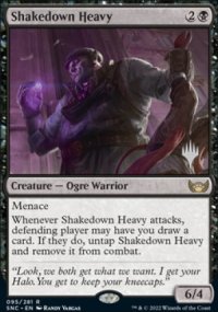 Shakedown Heavy - Planeswalker symbol stamped promos