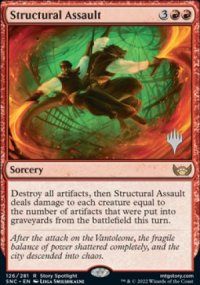 Structural Assault - Planeswalker symbol stamped promos