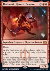 Urabrask, Heretic Praetor - Planeswalker symbol stamped promos