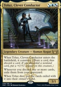 Toluz, Clever Conductor - Planeswalker symbol stamped promos