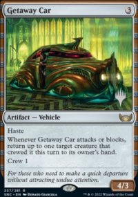 Getaway Car - Planeswalker symbol stamped promos