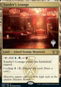 Xander's Lounge - Planeswalker symbol stamped promos