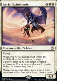 Aerial Extortionist - Planeswalker symbol stamped promos