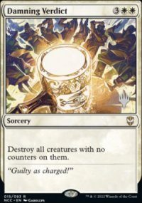 Damning Verdict - Planeswalker symbol stamped promos