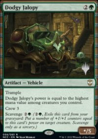 Dodgy Jalopy - Planeswalker symbol stamped promos