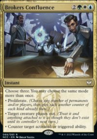 Brokers Confluence - Planeswalker symbol stamped promos