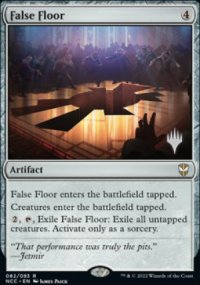 False Floor - Planeswalker symbol stamped promos