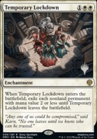 Temporary Lockdown - Planeswalker symbol stamped promos