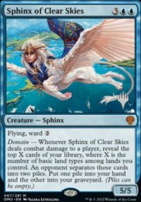 Sphinx of Clear Skies - Planeswalker symbol stamped promos