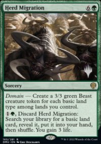 Herd Migration - Planeswalker symbol stamped promos