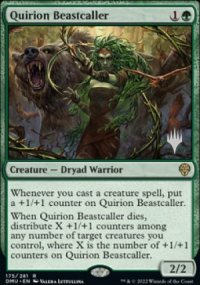 Quirion Beastcaller - Planeswalker symbol stamped promos