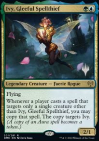 Ivy, Gleeful Spellthief - Planeswalker symbol stamped promos