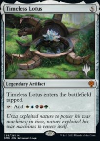 Timeless Lotus - Planeswalker symbol stamped promos