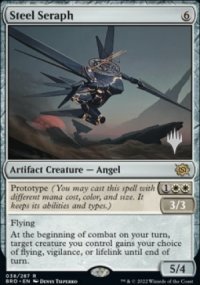 Steel Seraph - Planeswalker symbol stamped promos