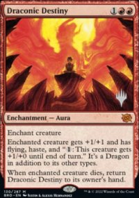 Draconic Destiny - Planeswalker symbol stamped promos