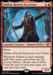 Feldon, Ronom Excavator - Planeswalker symbol stamped promos