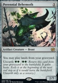 Perennial Behemoth - Planeswalker symbol stamped promos