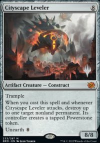 Cityscape Leveler - Planeswalker symbol stamped promos